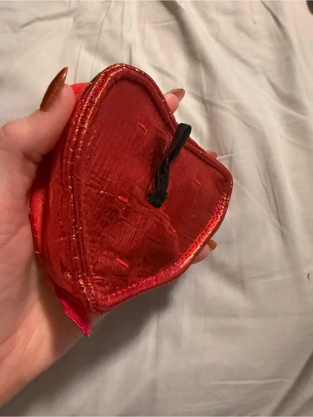 Red heart shaped stuffed build a bear chocolate box